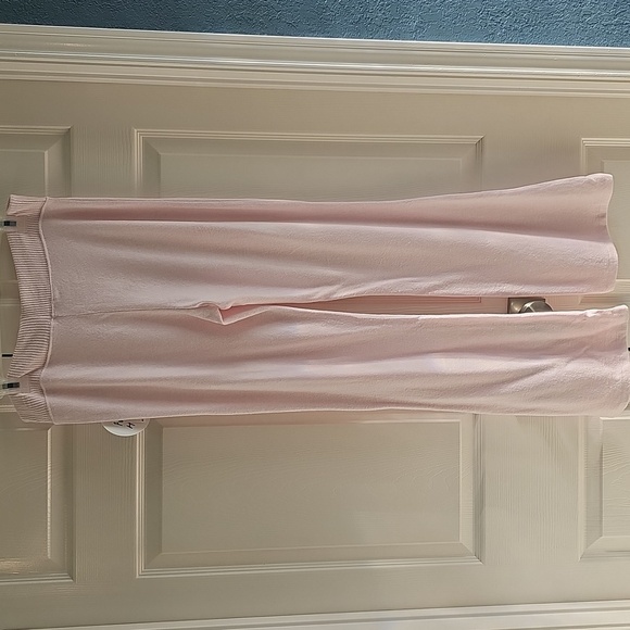 NWT Planet Heart Juniors' Hacci Knit Elastic Waist Soft Flare Bottoms PINK - Picture 6 of 12